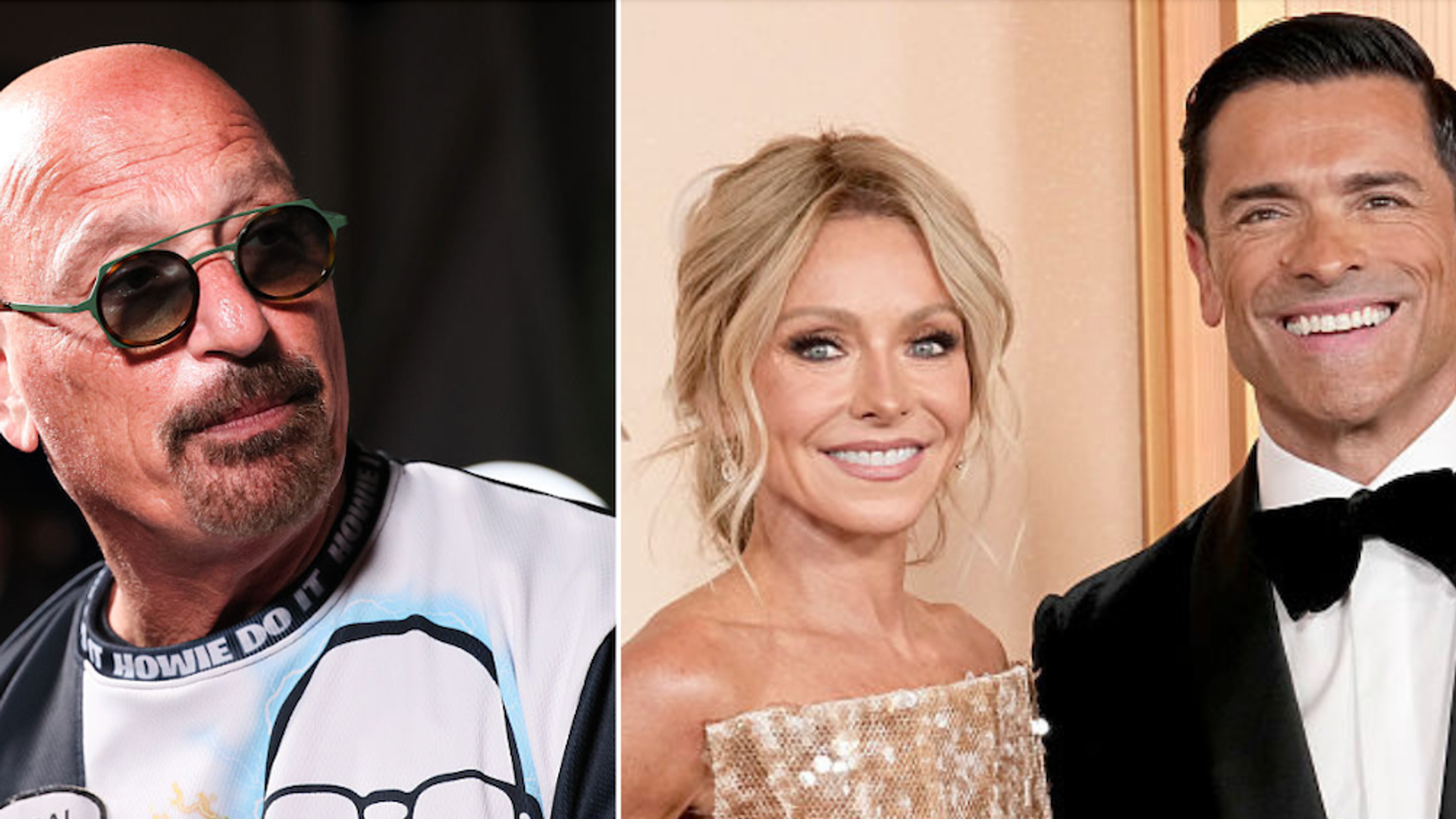 Howie Mandel, Kelly Ripa, Mark Consuelos 