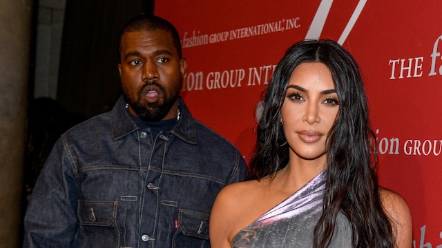 Kanye West and Kim Kardashian West 
