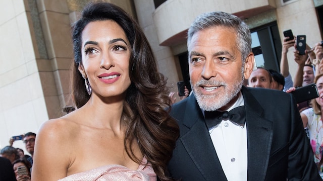 Amal Clooney and George Clooney 