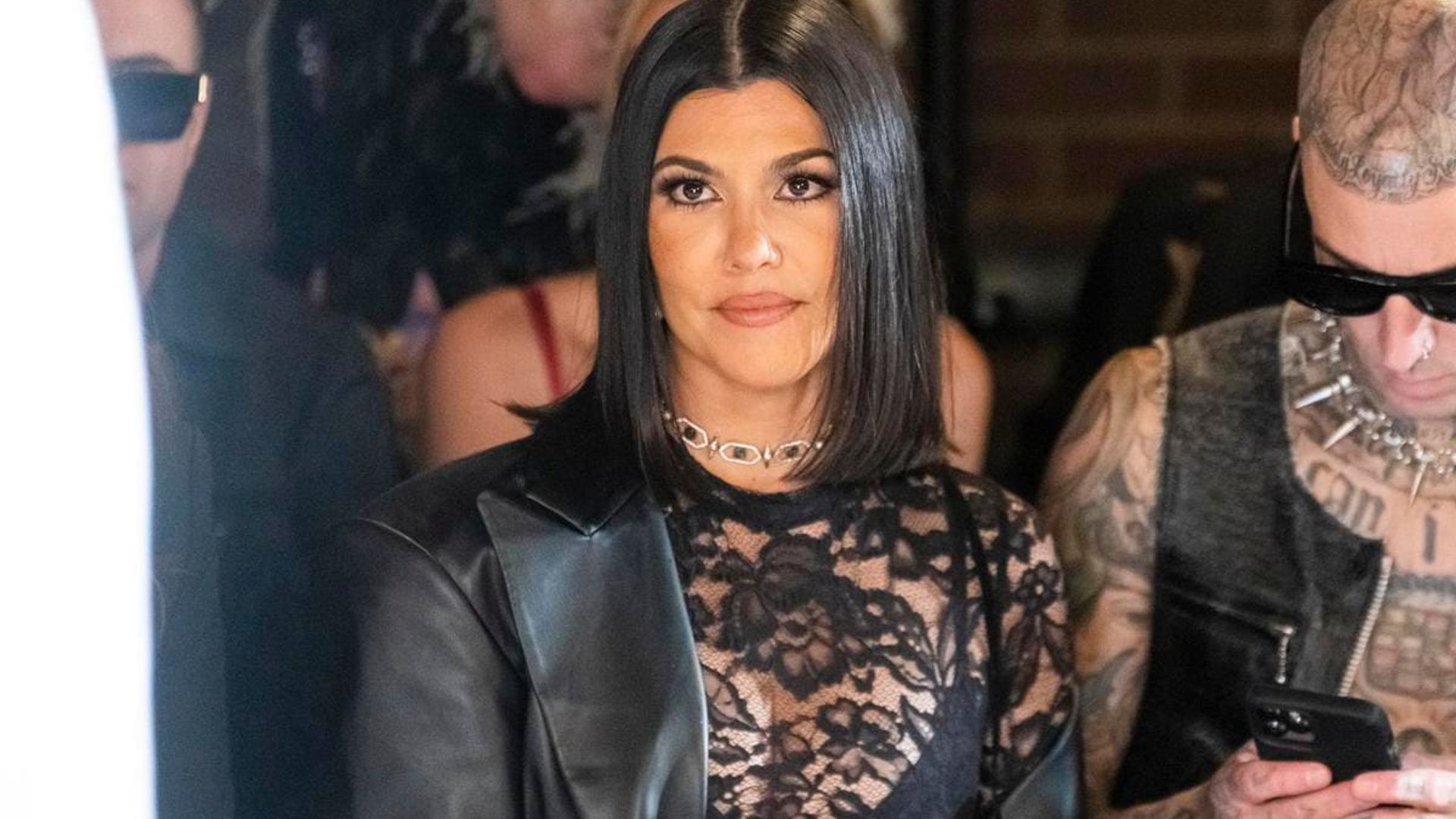 Kourtney Kardashian responds to pregnancy speculations following lingerie photo