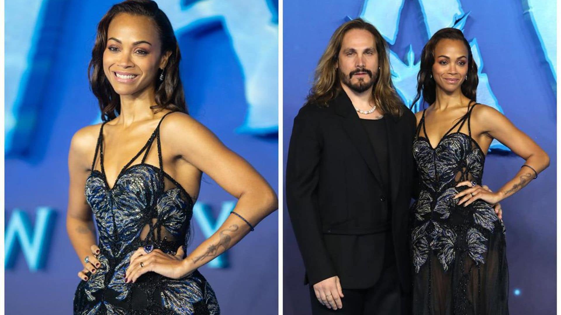Zoe Saldaña stuns at the ‘Avatar: The Way of Water’ premiere in London