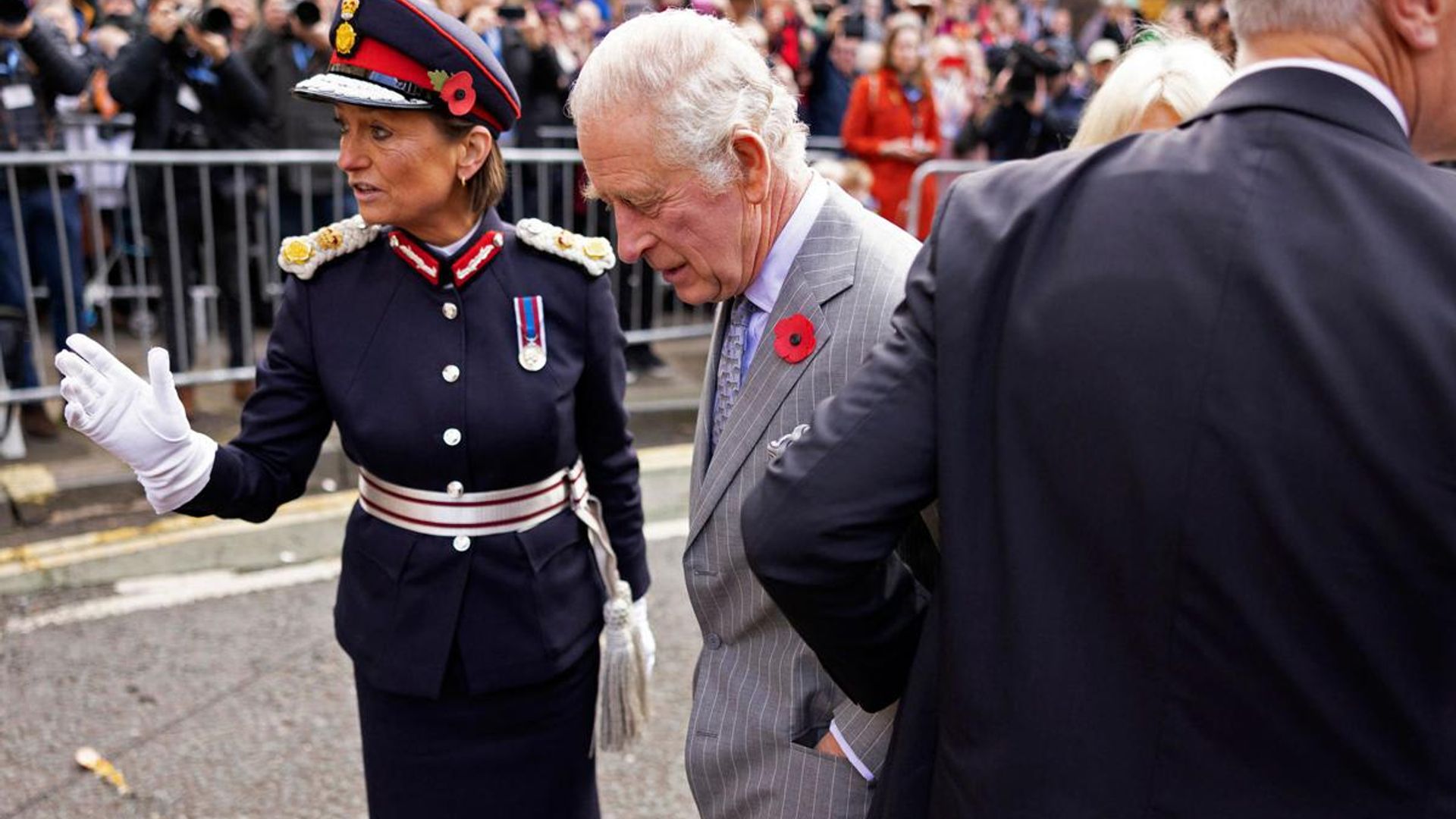 Arrest made after eggs thrown at British royal