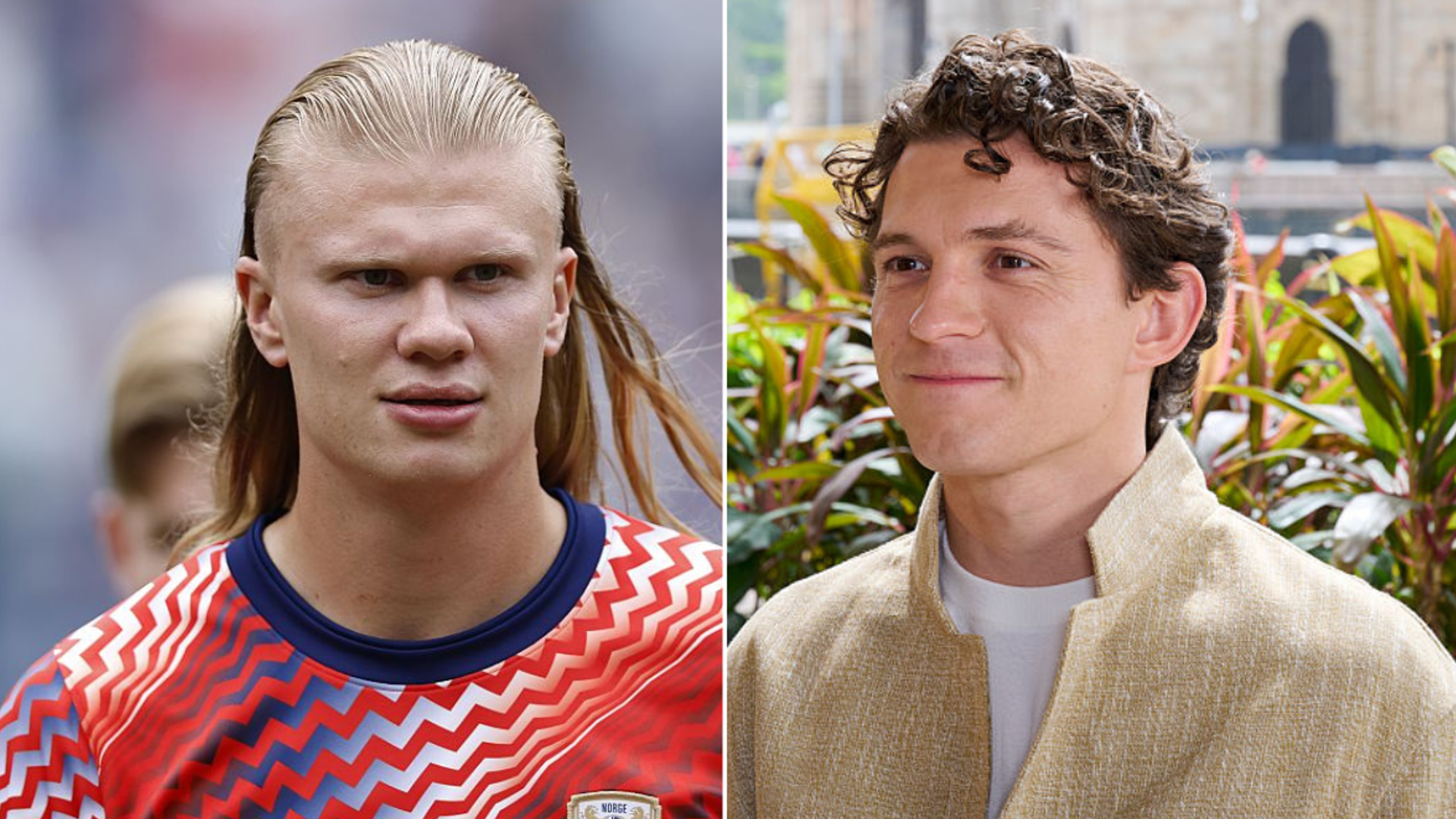 Erling Haaland Tom Holland