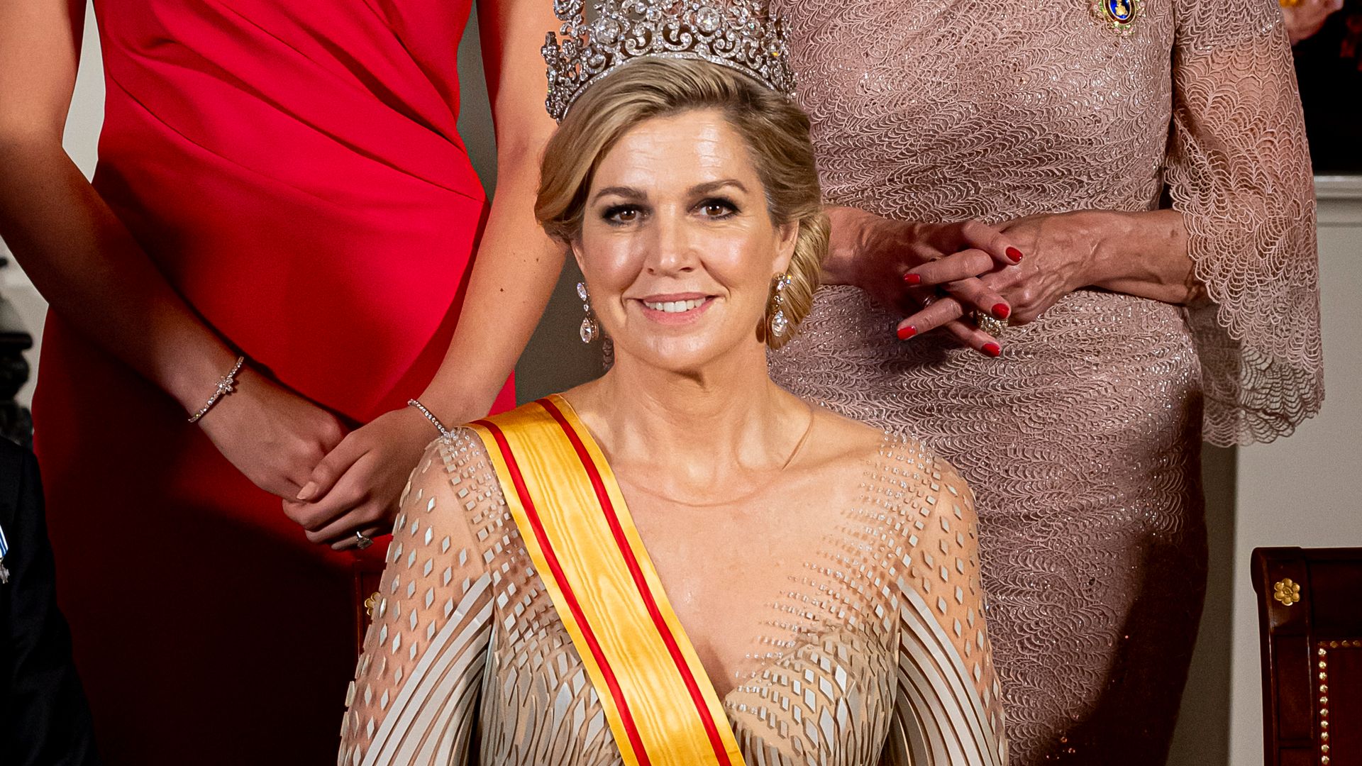 Queen Máxima's most unexpected outfit is now on display at the palace