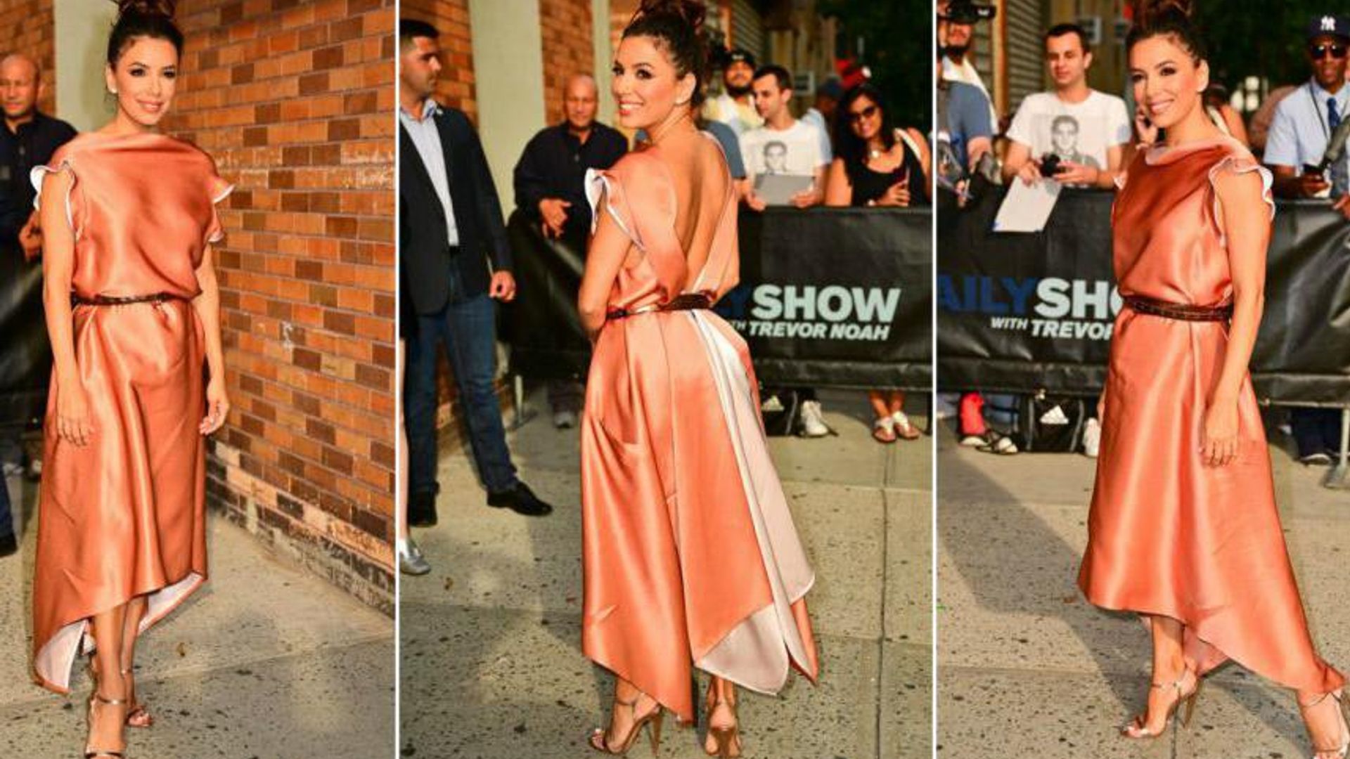 Eva Longoria's chic dress will inspire your autumnal wardrobe