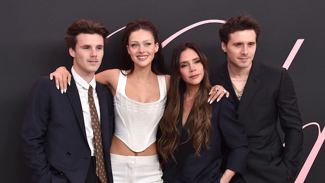 Brooklyn Beckham, Victoria Beckham, Nicola Peltz Beckham and Cruz Beckham at the premiere of the movie "Lola" in Los Angeles