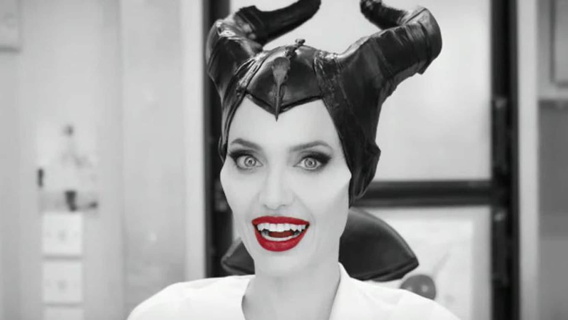 Watch as Angelina Jolie transforms into 'Maleficent'