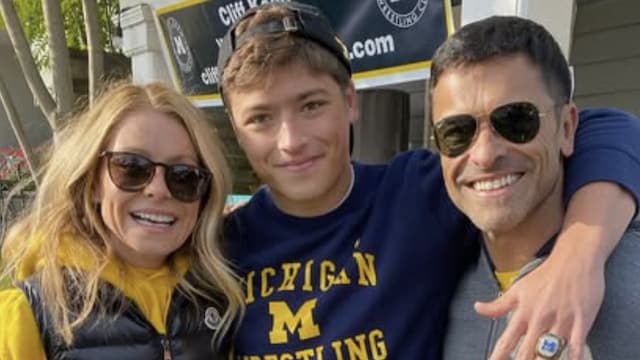 Kelly Ripa, Mark Consuelos and their son Joaquin went on a trip to England