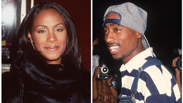 Tupac Shakur and Jada Pinkett Smith