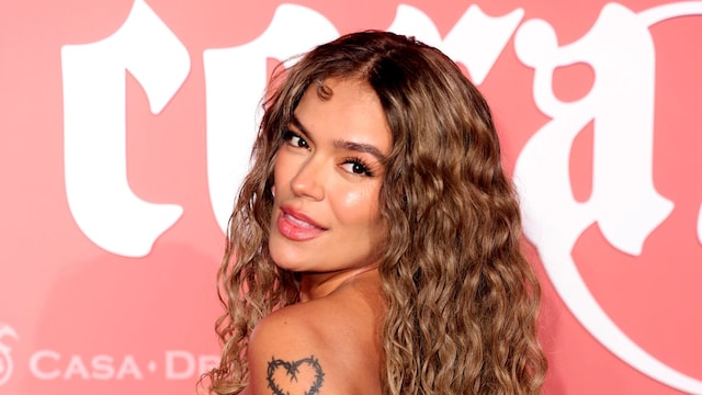 Karol G attends Karol G's Con Cora Foundation's Con Cora Land Benefit Gala on February 22, 2025 in Miami, Florida. (Photo by Romain Maurice/Getty Images)