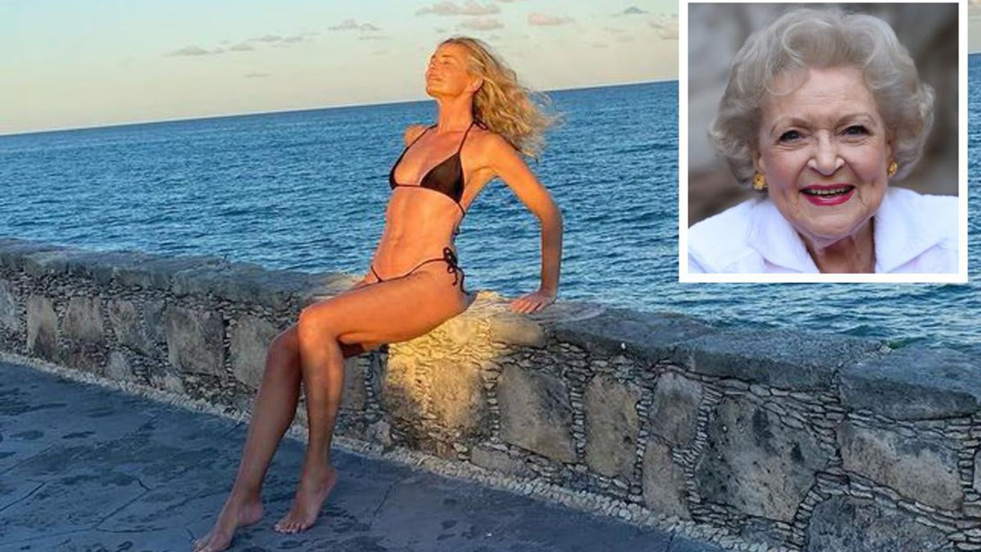 Paulina Porizkova says she is ‘between JLo and Betty White’ as she continues to defy ageism
