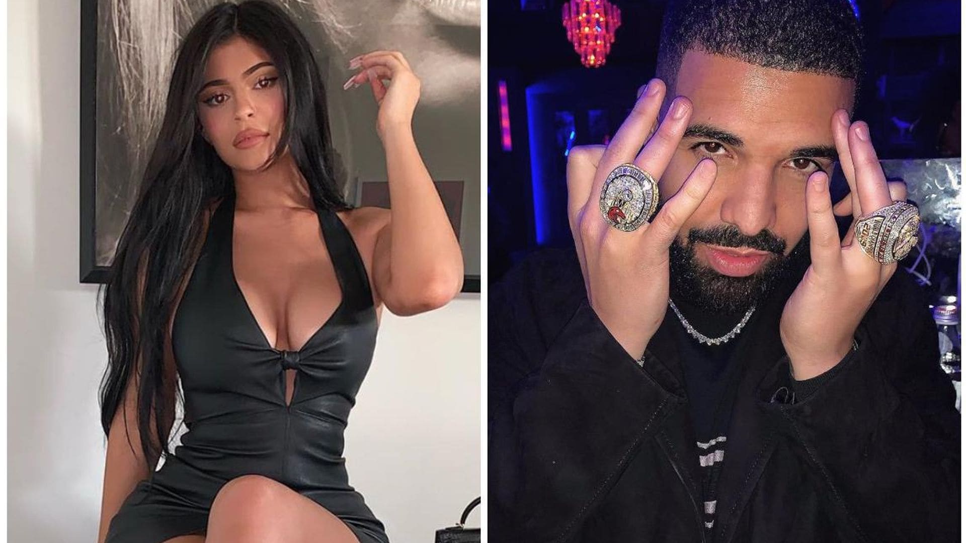 Kylie Jenner and Drake get close at his 33rd birthday bash