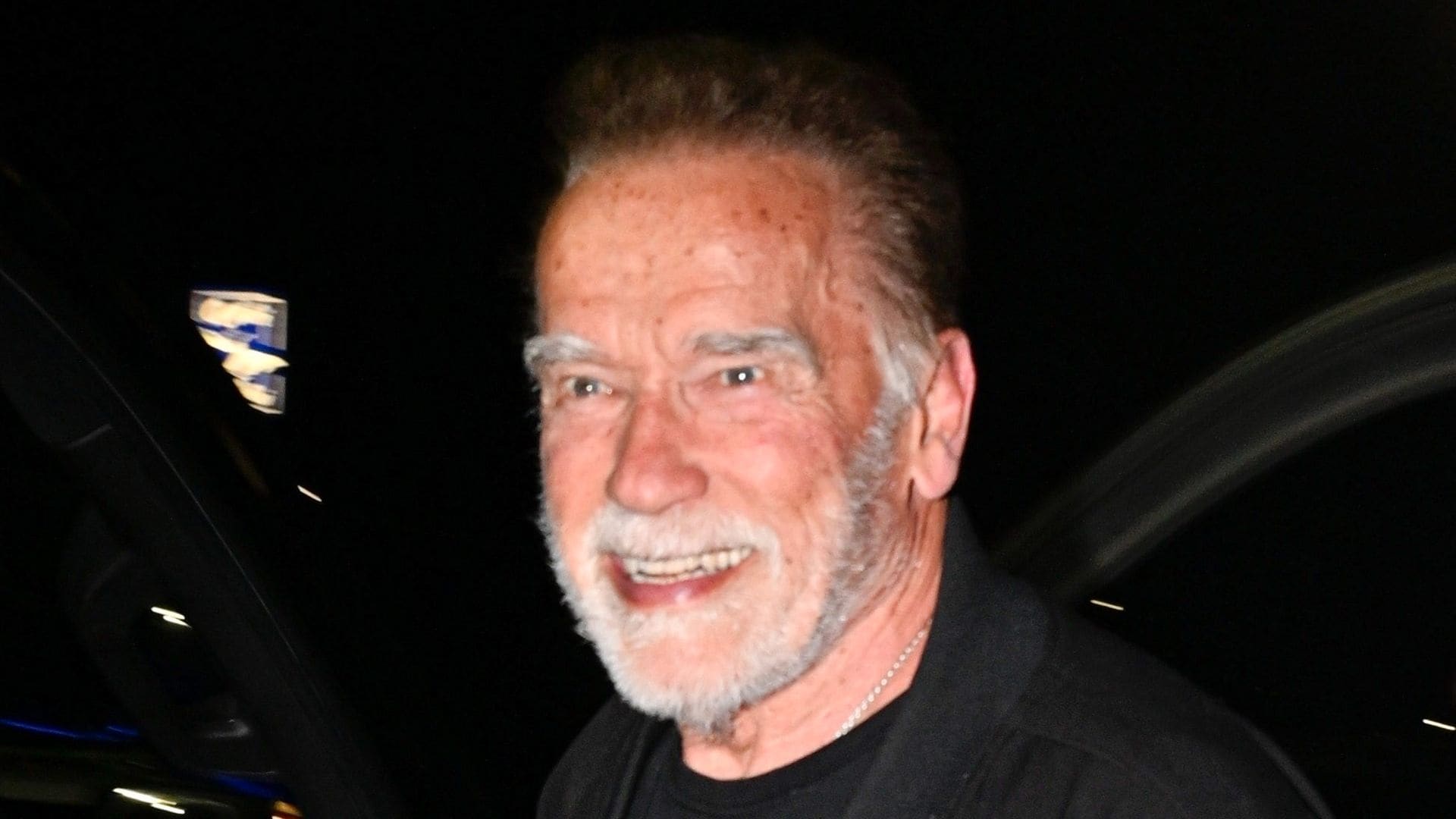 Arnold Schwarzenegger radiates love on a double date with Heather Milligan