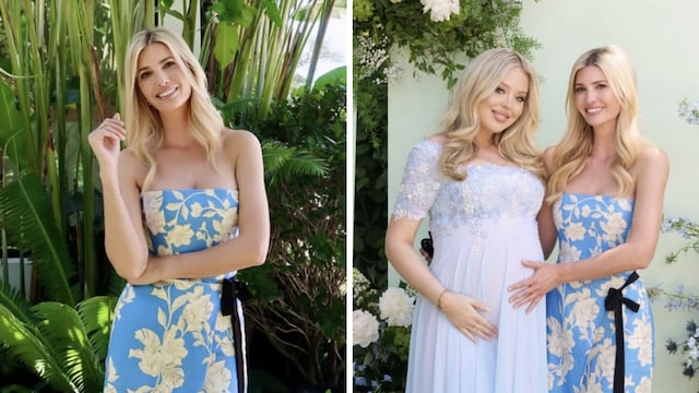 Ivanka Trump brings high fashion to Tiffany's baby shower in $1K designer dress
