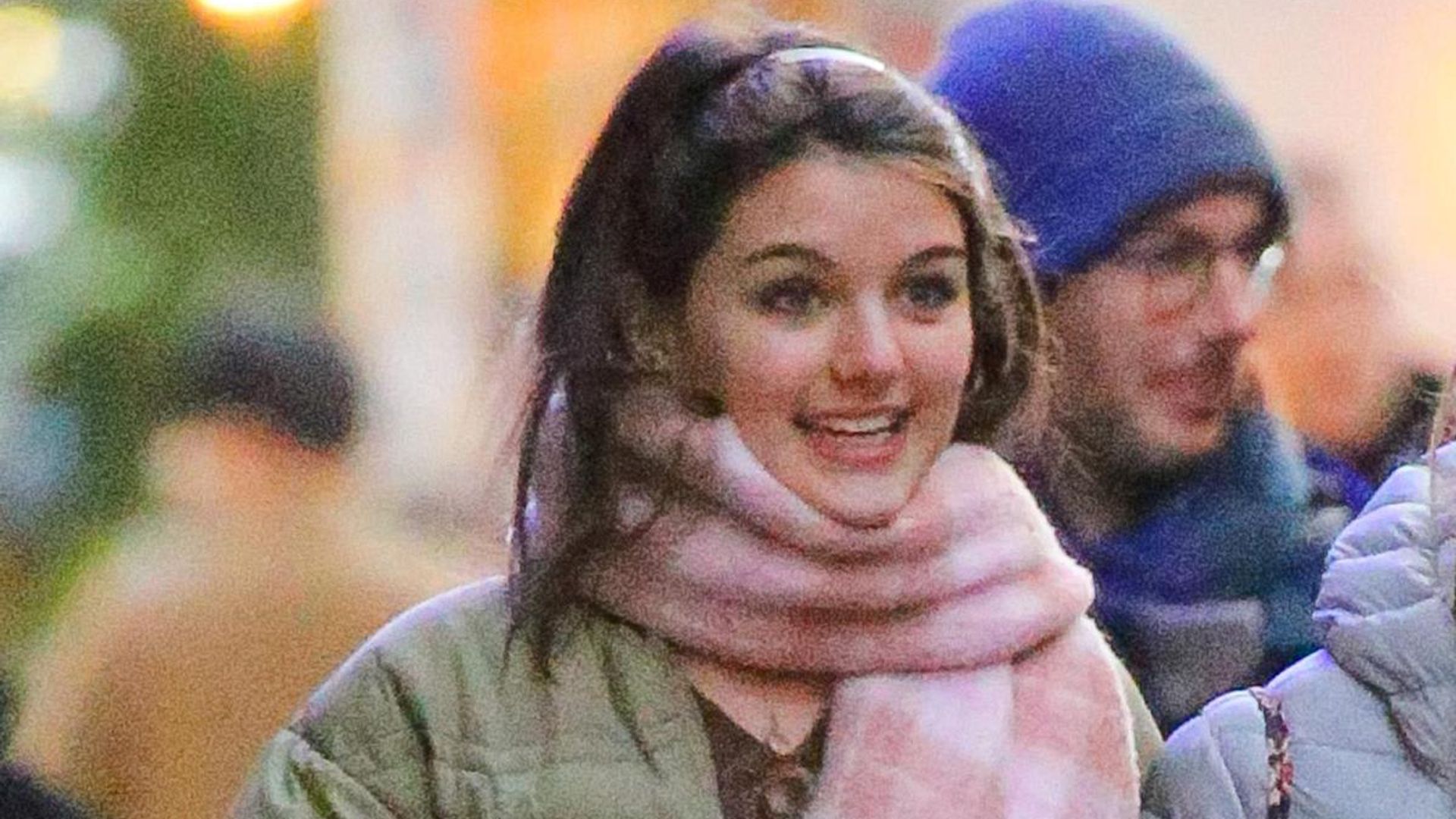 Suri Cruise brings back the puffer jacket while out with her friends in NYC