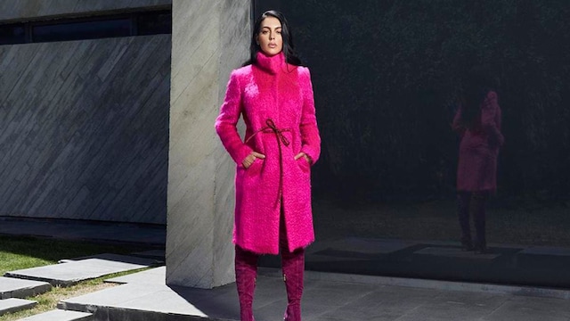 Georgina Rodriguez stars in the new campaign for the Autumn/Winter collection of the Italian fashion brand Genny