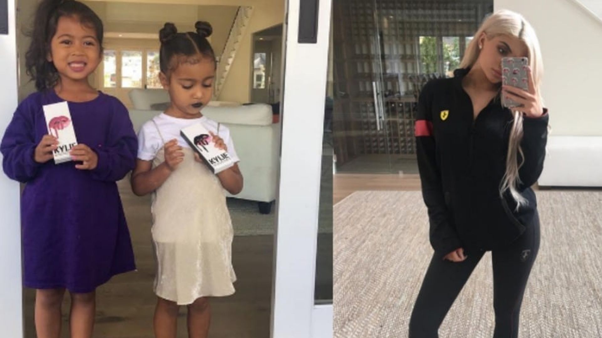 North West has a fun day at aunt Kylie Jenner's house for Tyga's son's Ferrari-themed birthday bash
