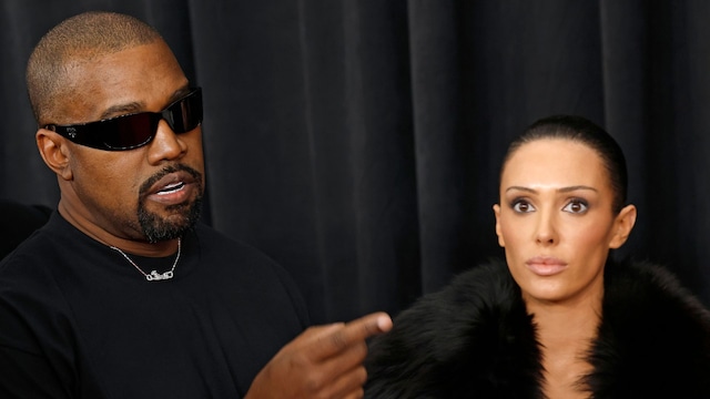 Kanye West and Bianca Censori 