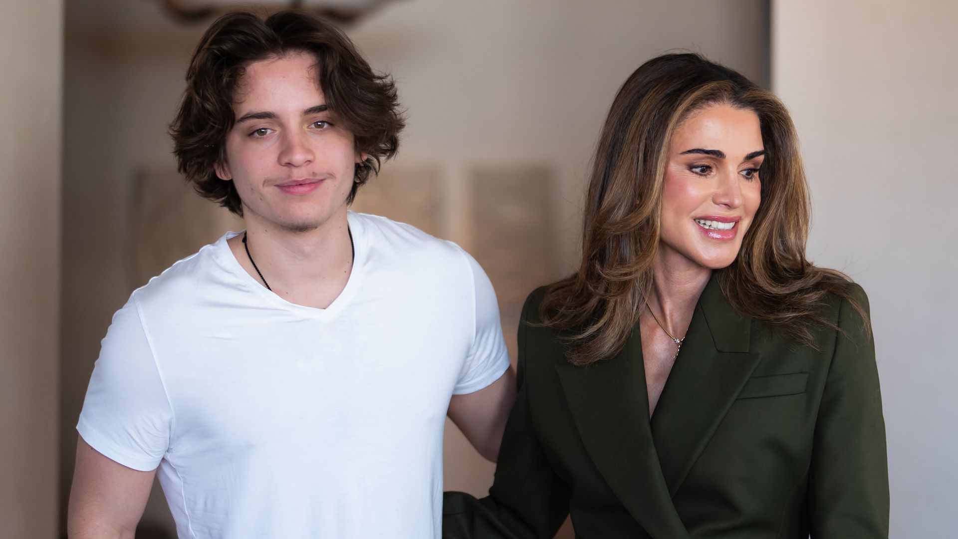 Queen Rania goes from the White House to Georgetown for a special reunion with Prince Hashem: “Proud of the man you’ve become”