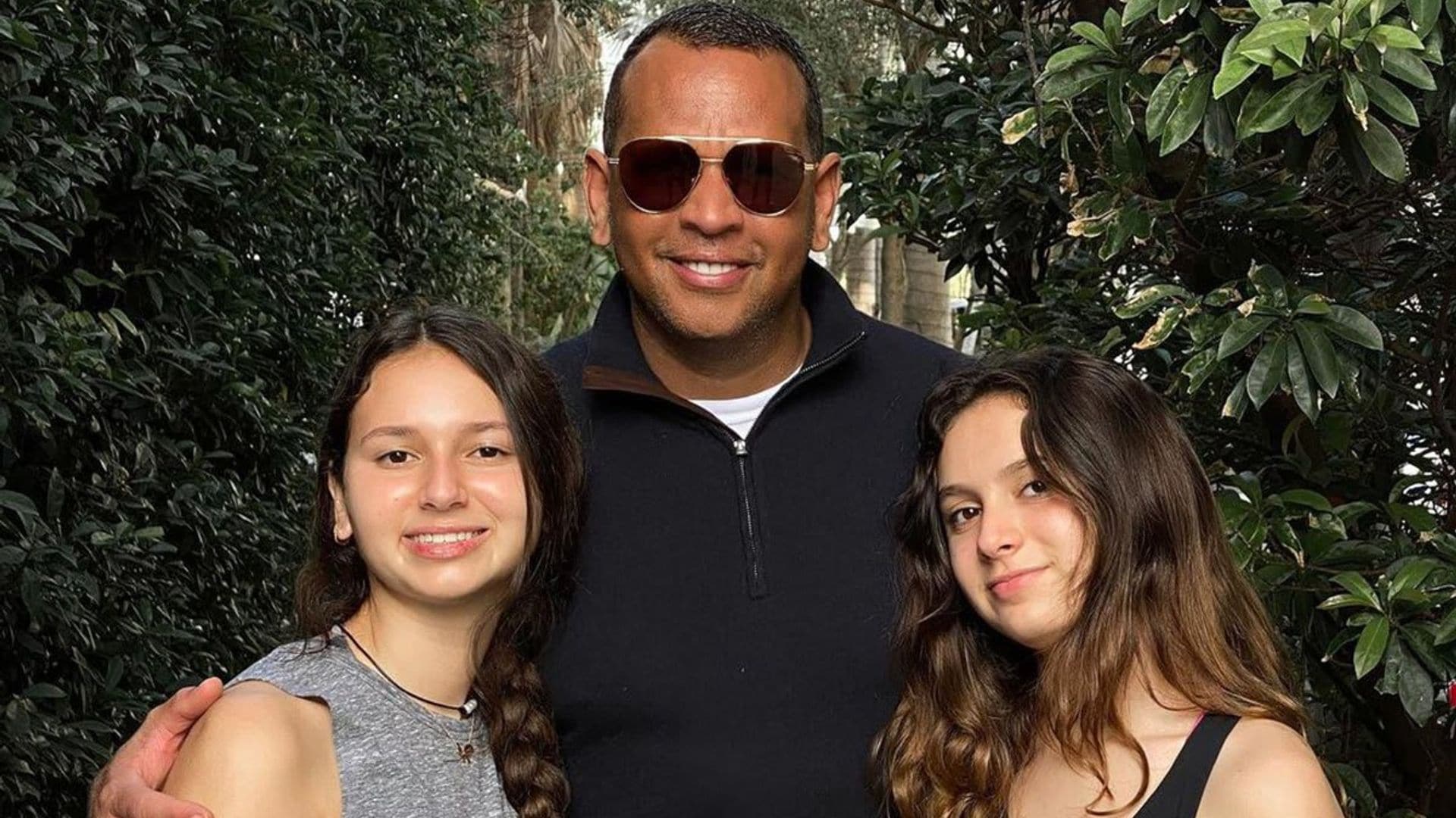 Alex Rodriguez says he would never abandon daughters Tashi and Ella as his father did