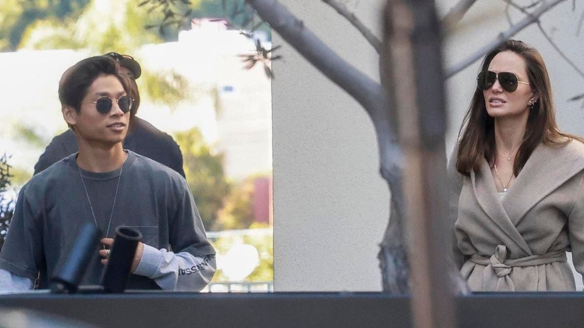 Angelina Jolie and Pax Jolie Pitt go shopping in LA