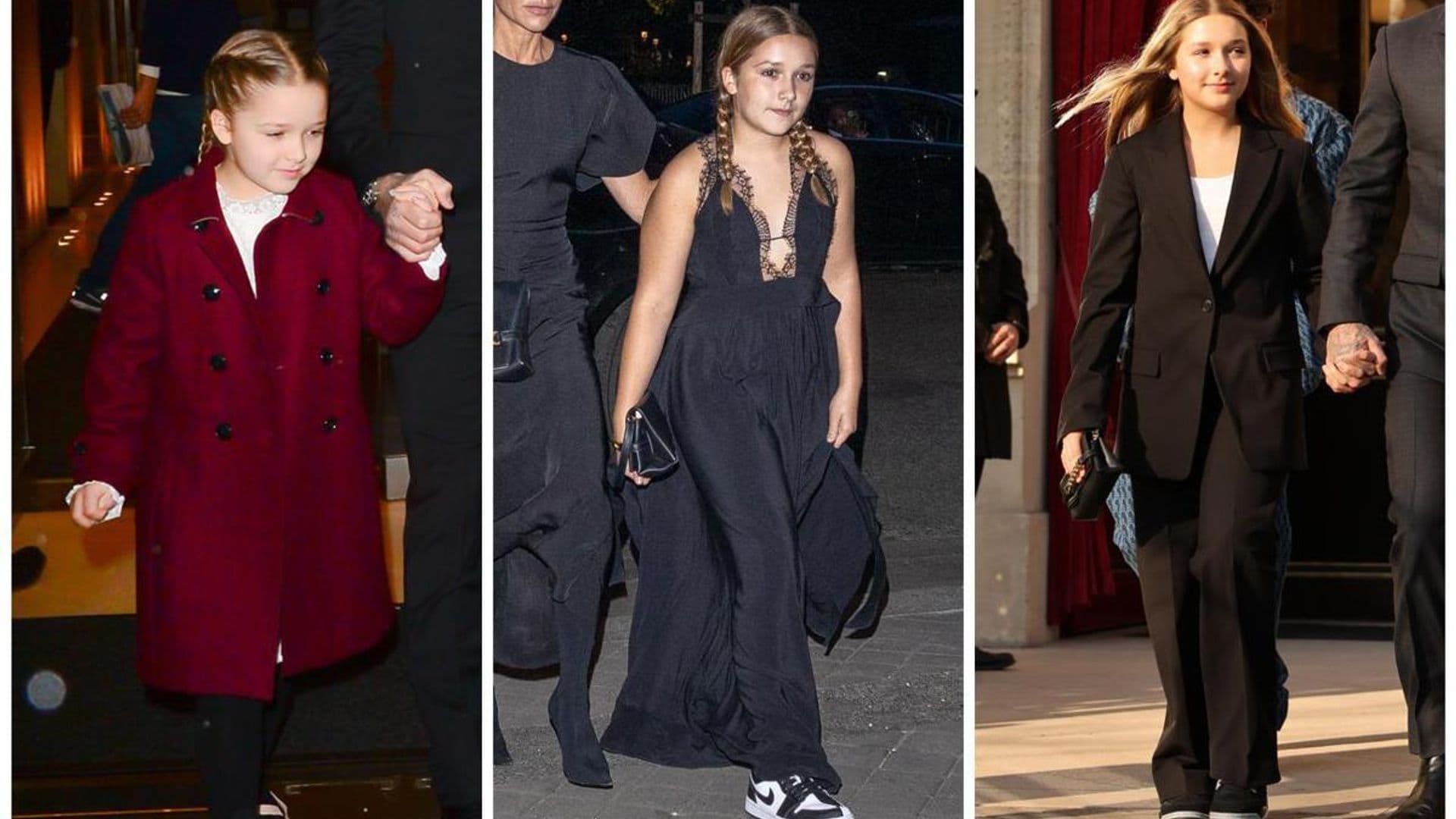 Harper Beckham’s evolving style: from adorable little girl to stylish teen