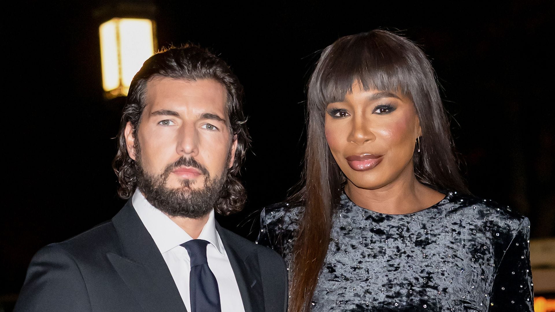 NEW YORK, NEW YORK - NOVEMBER 03: Actor Andrea Preti and Venus Williams attend the 2025 CFDA Awards at The American Museum of Natural History on November 03, 2025 in New York City. (Photo by Gilbert Carrasquillo/GC Images) 