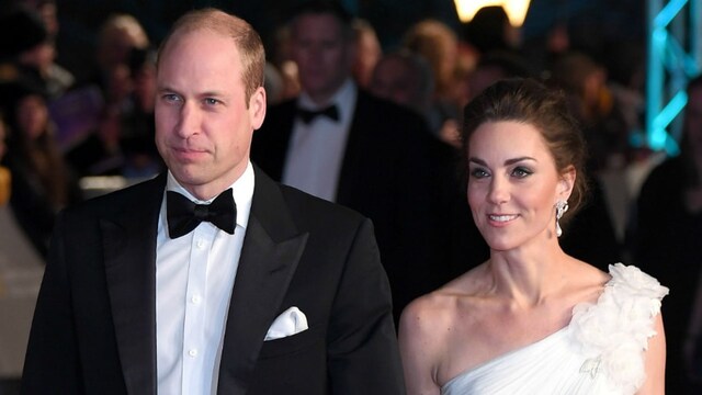 BAFTAs: Kate Middleton and Prince William arrive