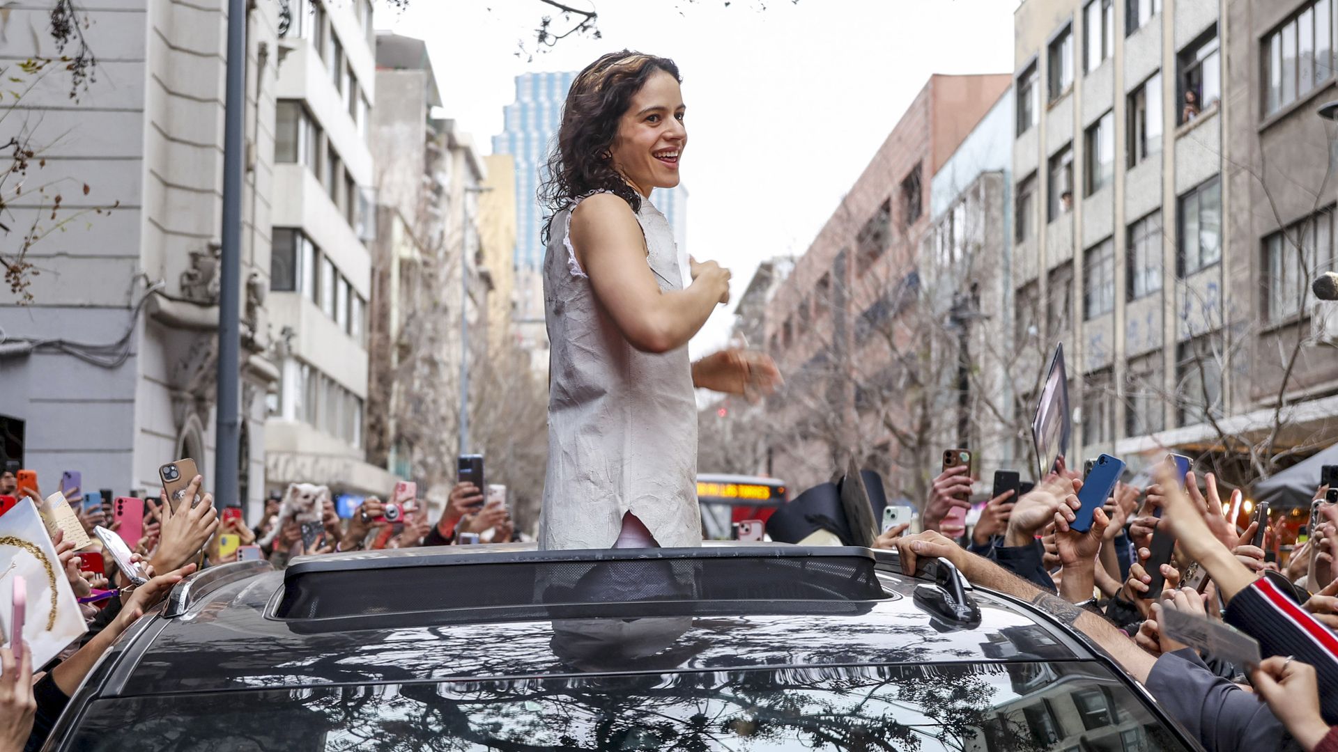 Rosalía receives a hero's welcome in Chile after Argentina World Cup controversy