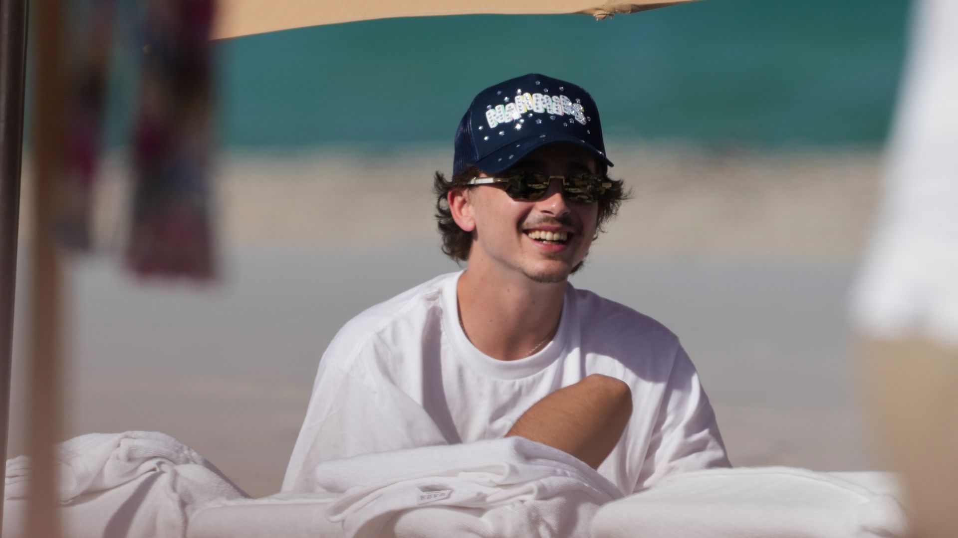 MIAMI, FLORIDA - APRIL 17: TimothÃ©e Chalamet is seen on April 17, 2026 in Miami, Florida. (Photo by 305pics/GC Images) 