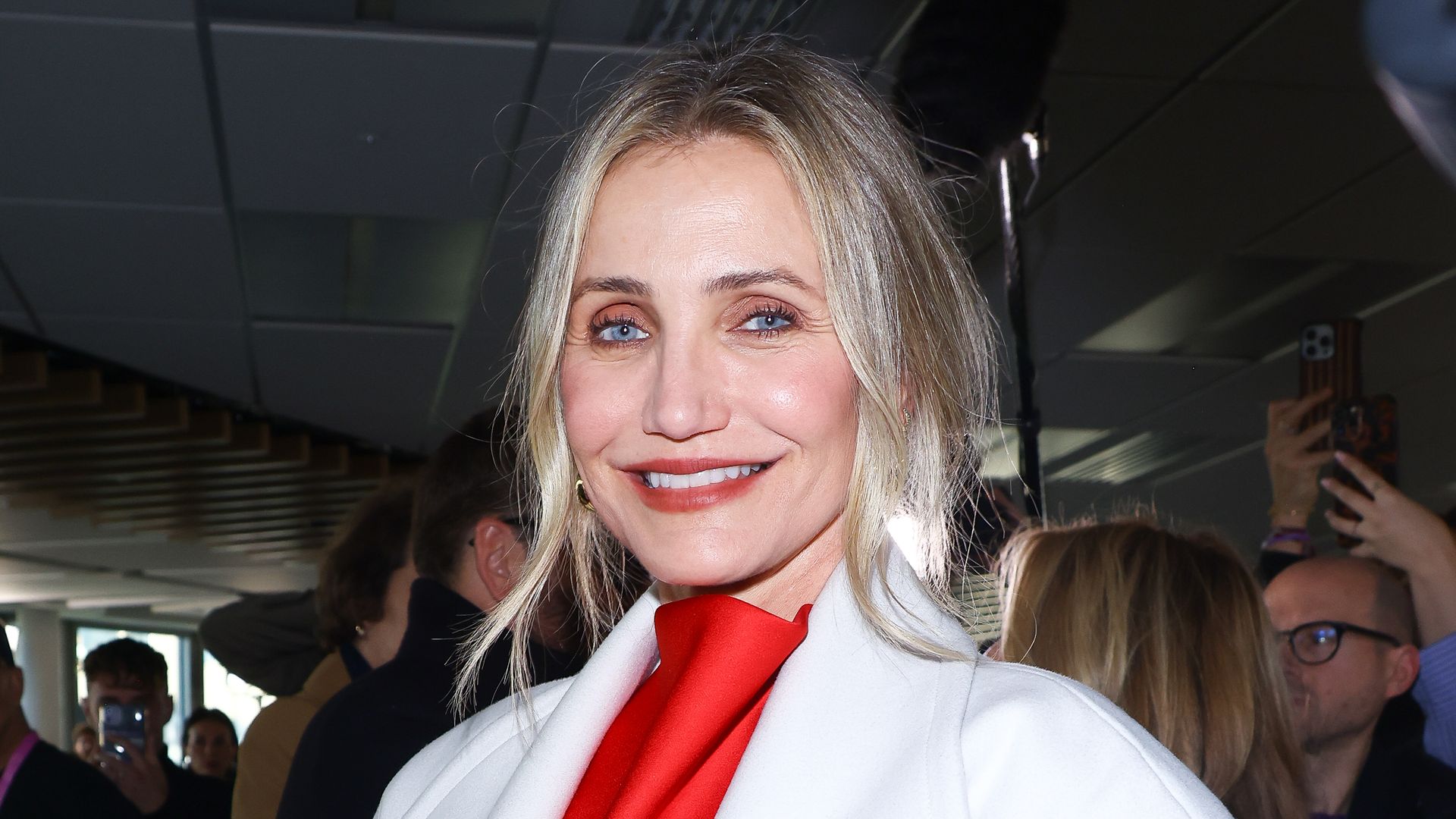 Cameron Diaz attends the Stella McCartney Womenswear Fall/Winter 2025-2026 show as part of Paris Fashion Week  at  on March 05, 2025 in Paris, France. (Photo by Marc Piasecki/WireImage)