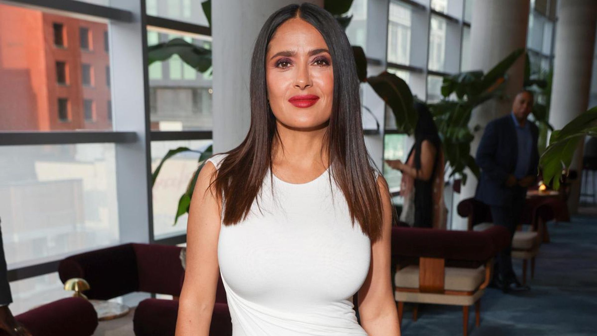Salma Hayek takes in Pompeii’s history and reflects on its lingering spirits