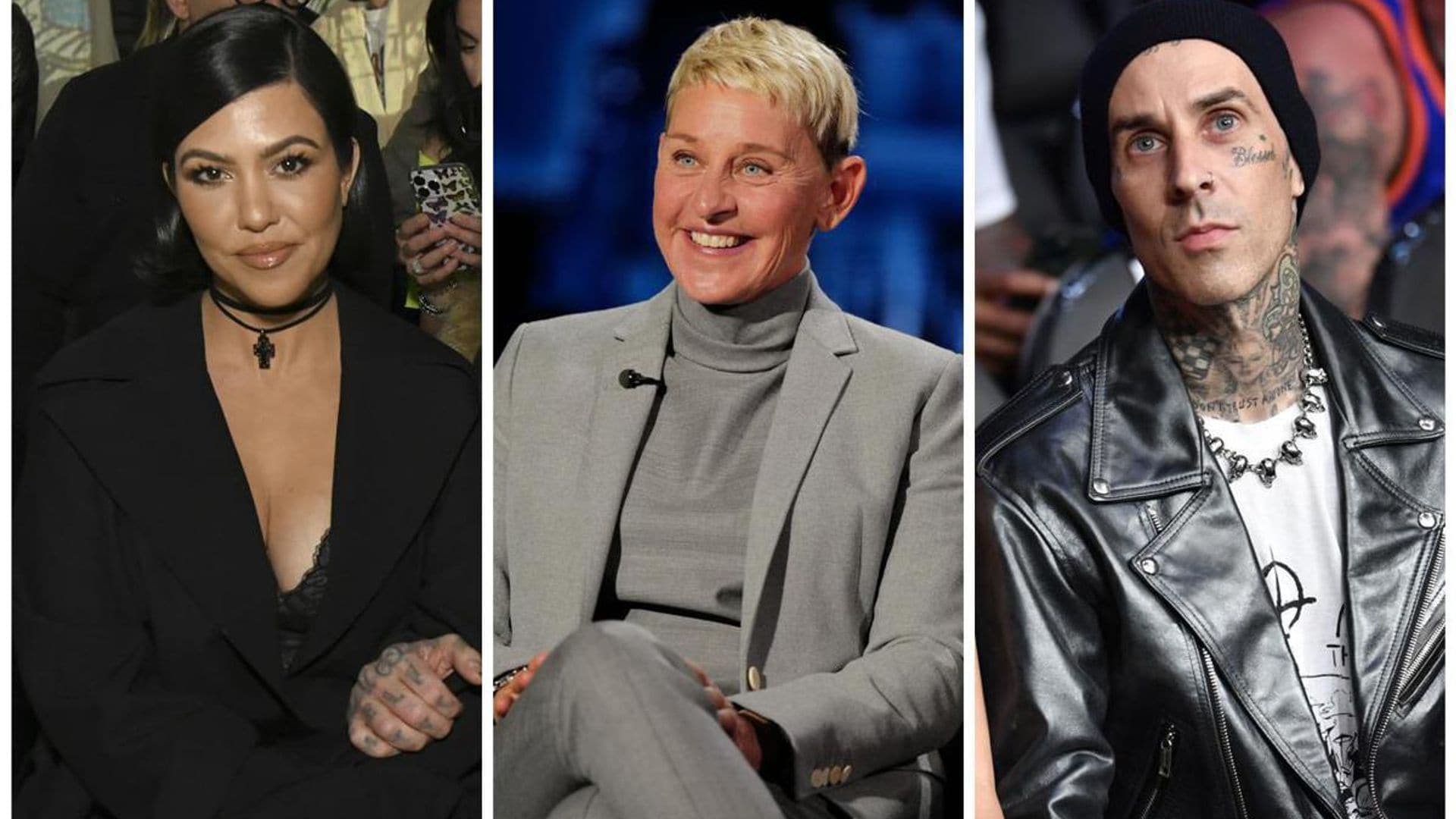 Is Kourtney Kardashian expecting a baby with Travis Barker? Ellen DeGeneres thinks she might be