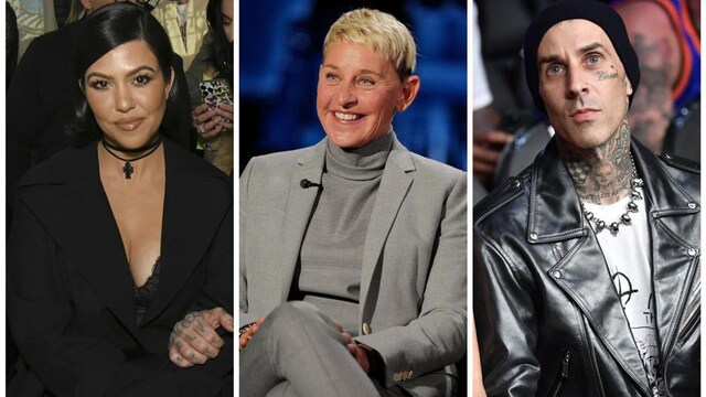 Is Kourtney Kardashian expecting a baby with Travis Barker? Ellen DeGeneres thinks she might be