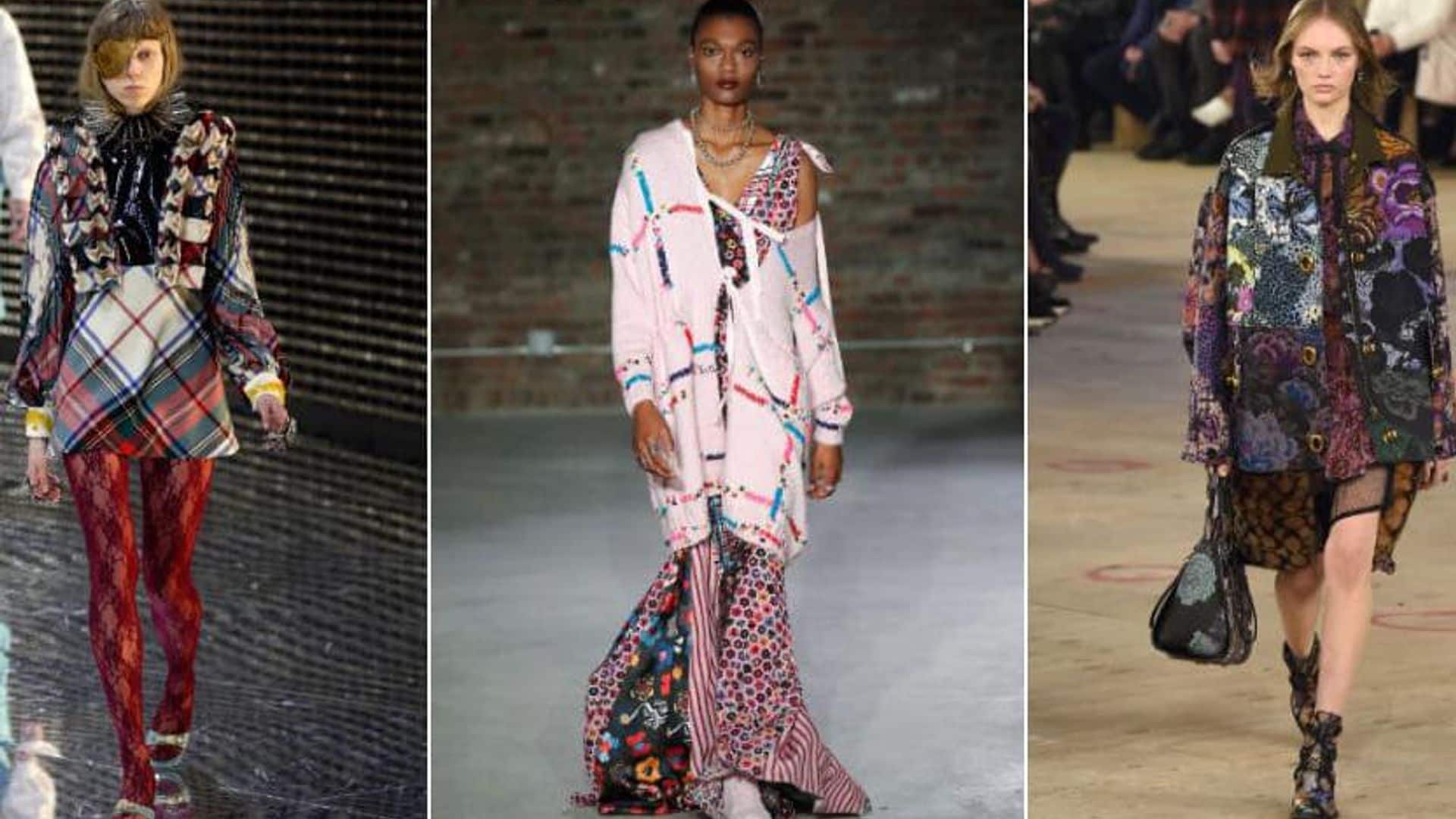Patchwork is sew cool! The best mix-n-match looks from the runway