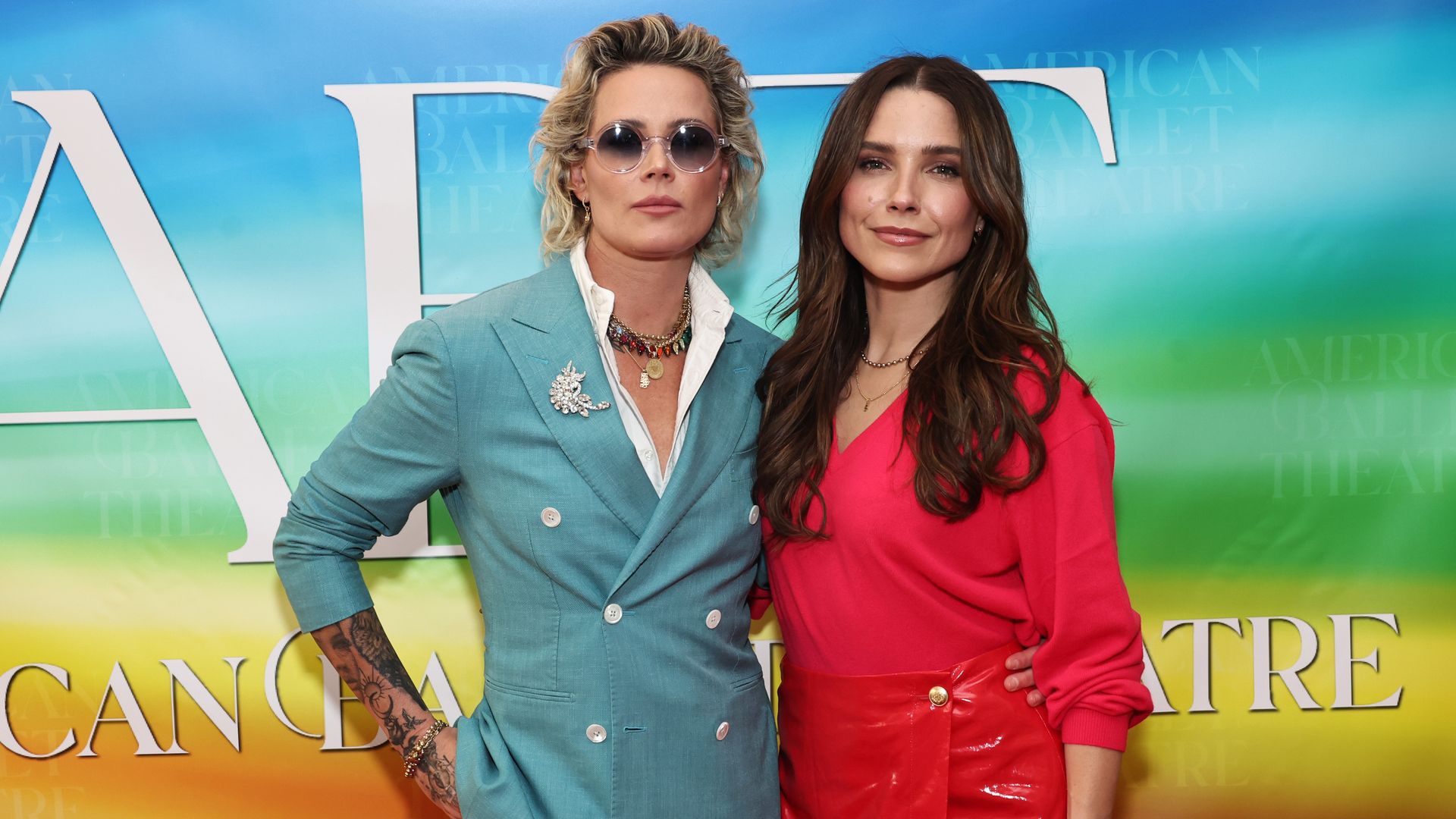 Sophia Bush and Ashlyn Harris glow on their date night at the American Ballet Theatre