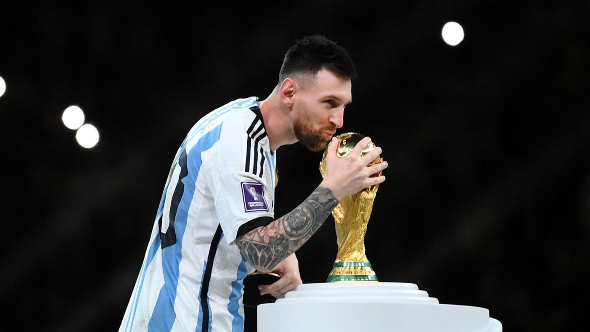 Lionel Messi pens heartwarming message after winning alongside his team the 2022 Qatar World Cup