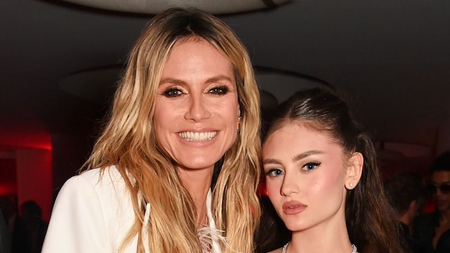 Heidi Klum and Leni Olumi Klum attend the amfAR Cannes Gala 30th edition presented by Chopard And Red Sea International Film Festival after party at Hotel du Cap-Eden-Roc on May 23, 2024 in Cap d'Antibes, France. (Photo by Dave Benett/amfAR/Getty Images for amfAR)
