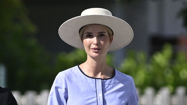 Ivanka Trump going to the synagogue in Miami