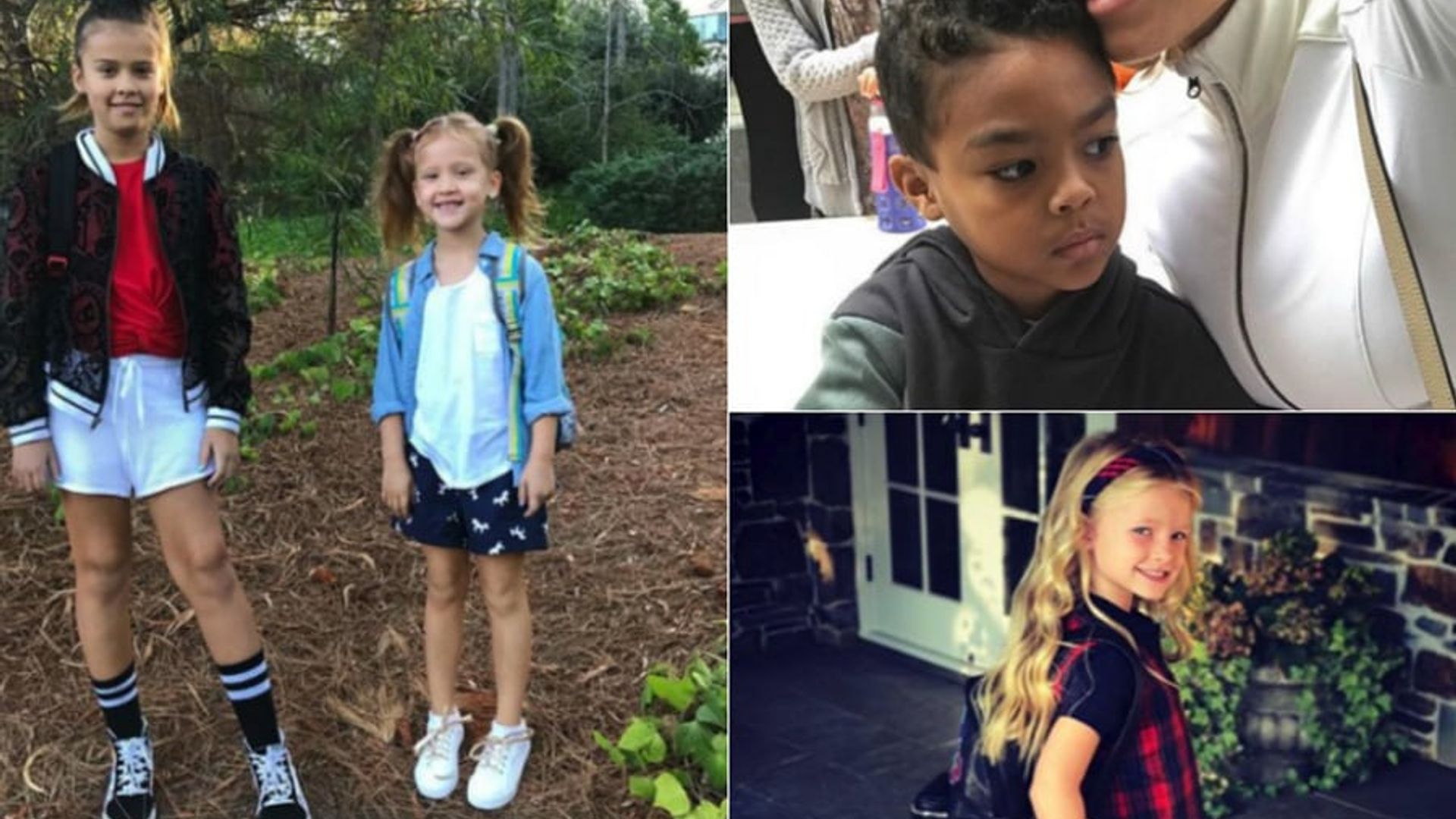 Celebrity parents send their kids back to school