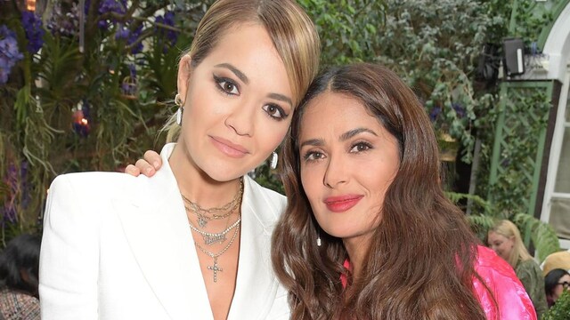 International Women's Day for The Caring Foundation At Annabel's With Salma Hayek