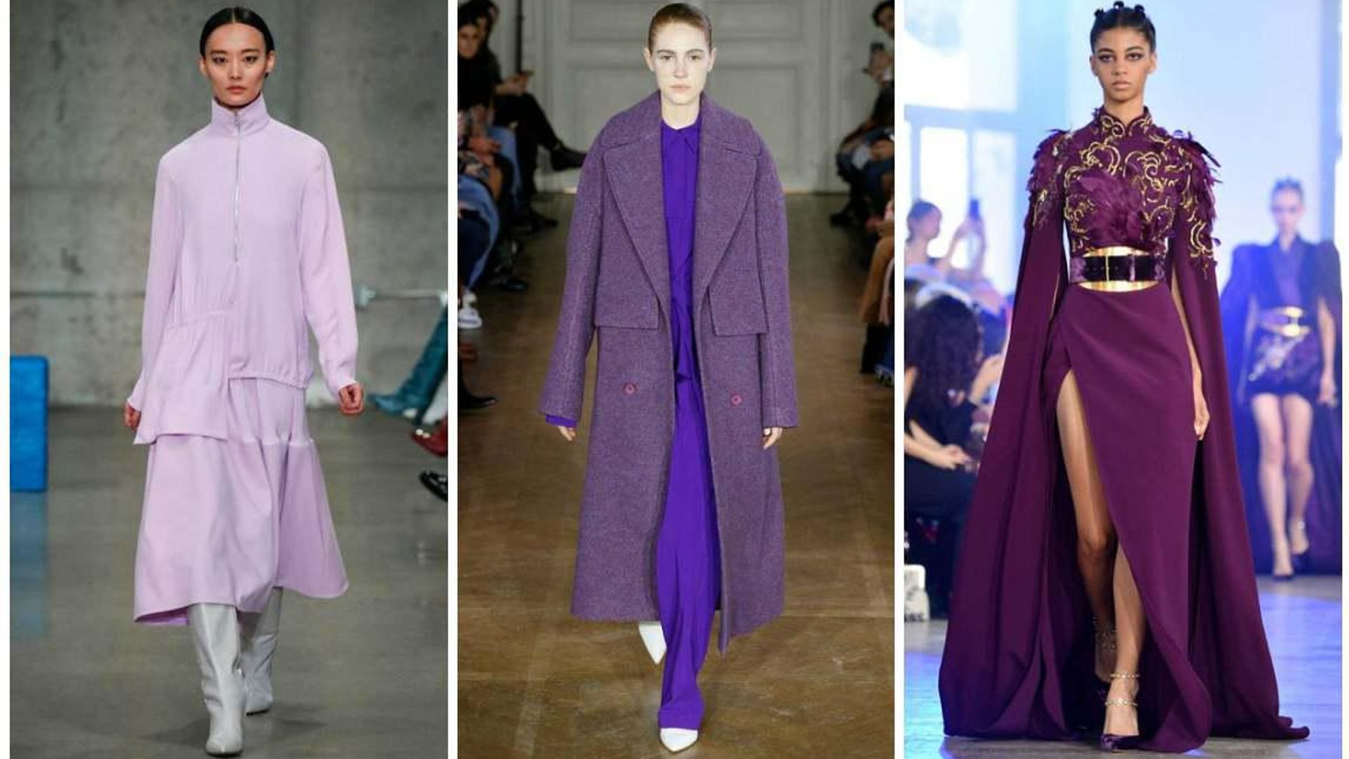 Purple for fall! Here is a look at this season's warmest (and trendiest) color