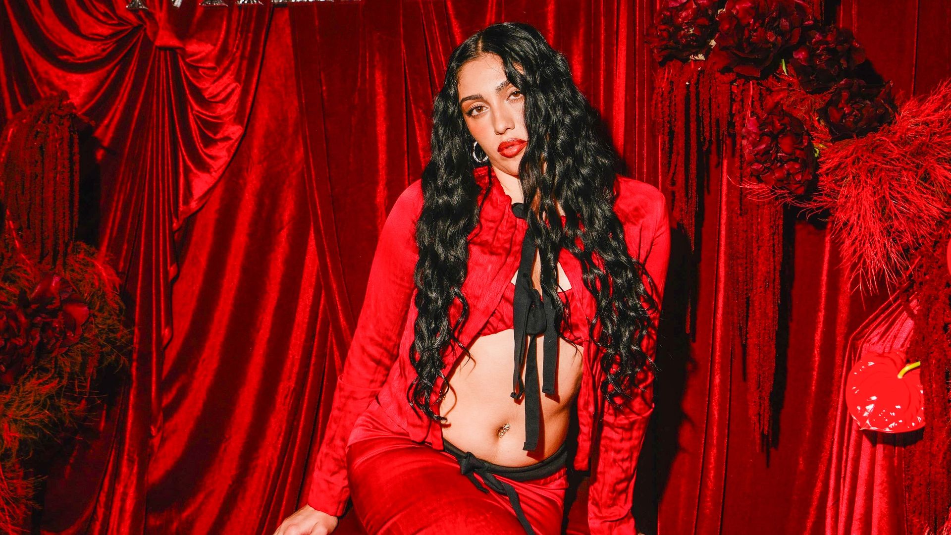 Lourdes Leon kicks the hot Latina summer in fiery velvet look [PHOTOS]