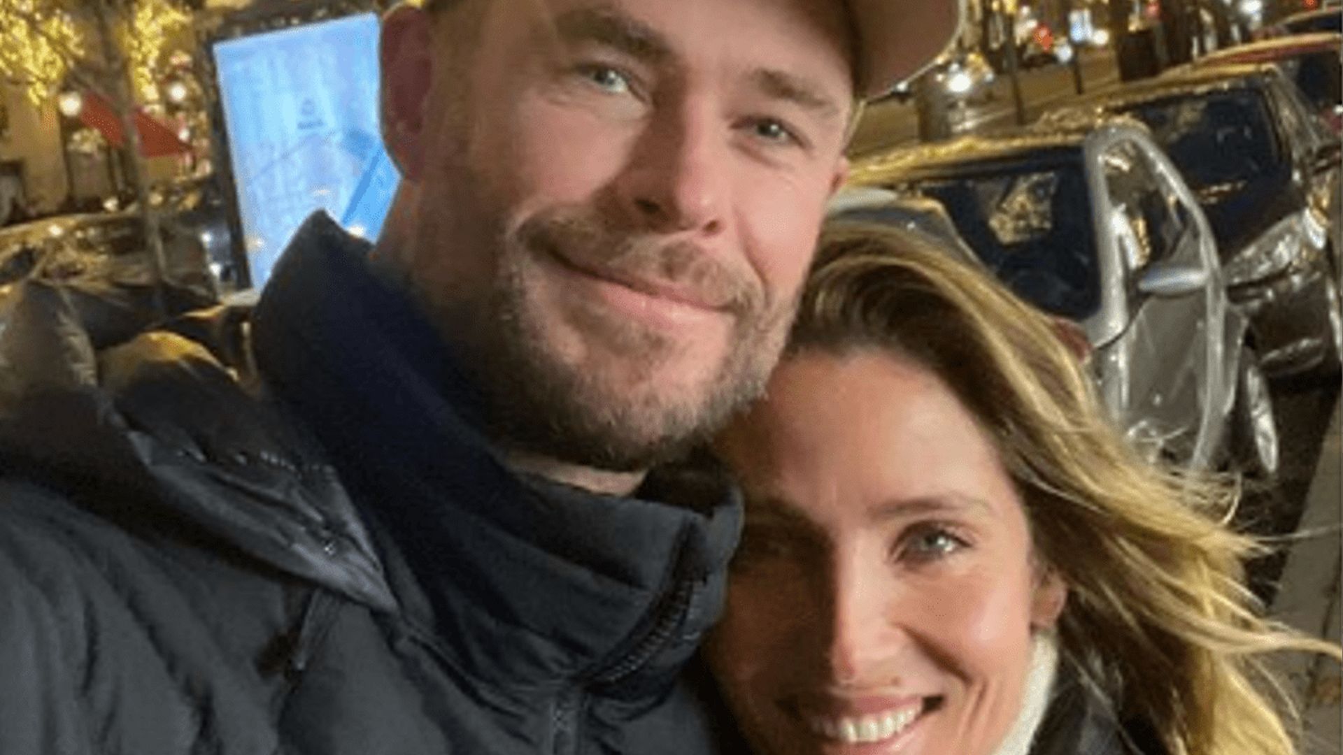Elsa Pataky and Chris Hemsworth look adorable in Paris