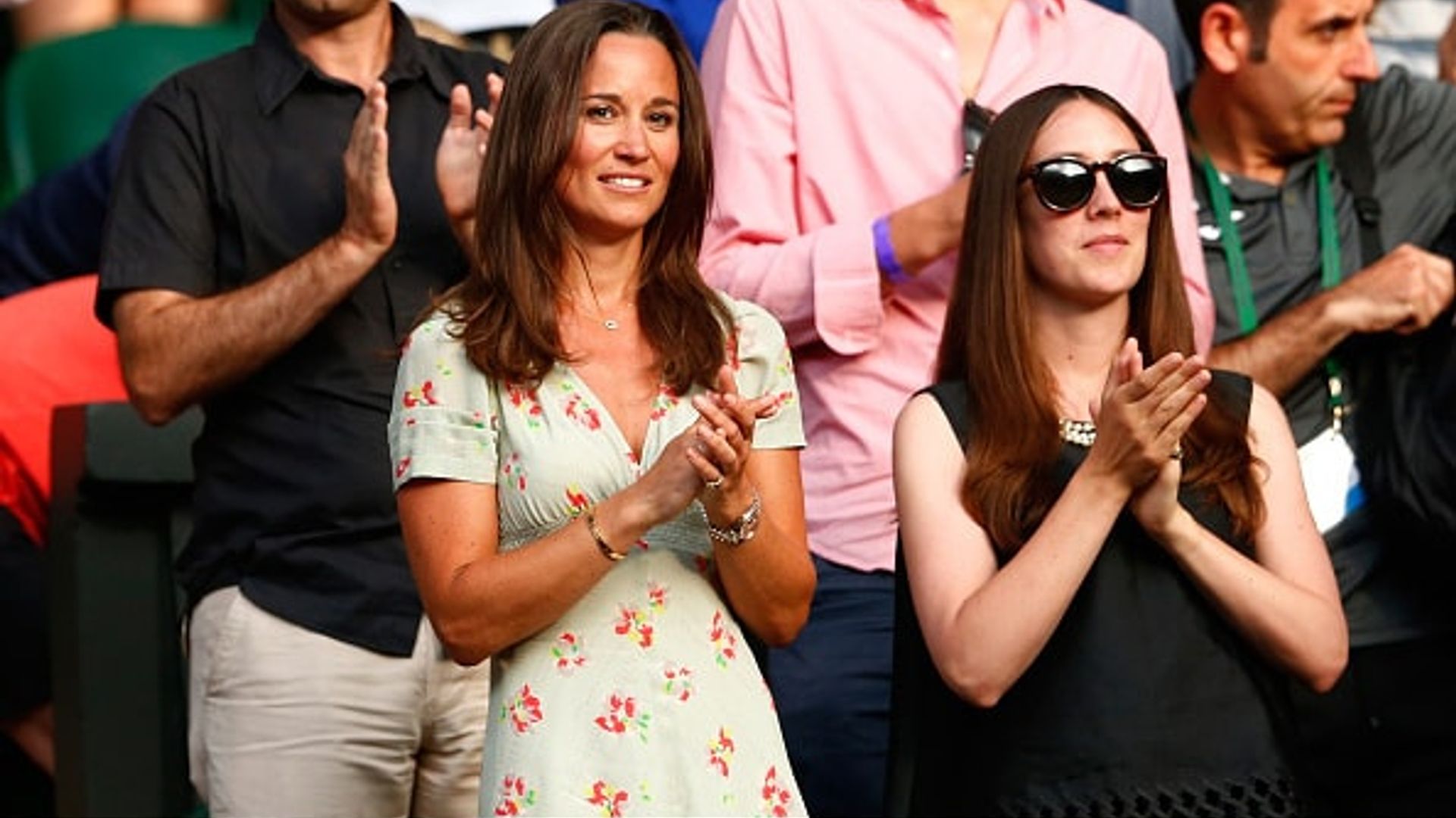 Pippa Middleton's phone screensaver is a photo of Kate and Prince George