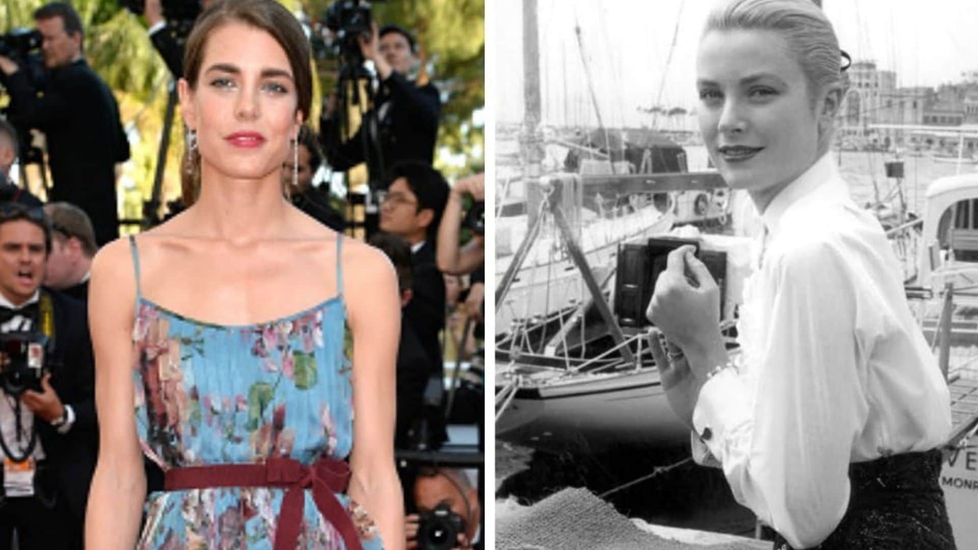 Grace Kelly's look-alike granddaughter Charlotte Casiraghi dazzles in Cannes