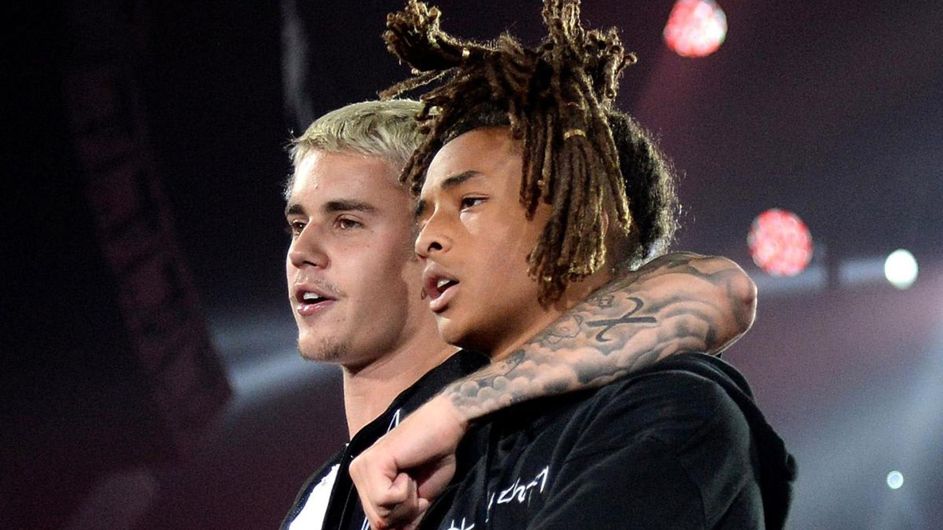 Justin Bieber y Jaden Smith tienen una adorable reunión en Coachella