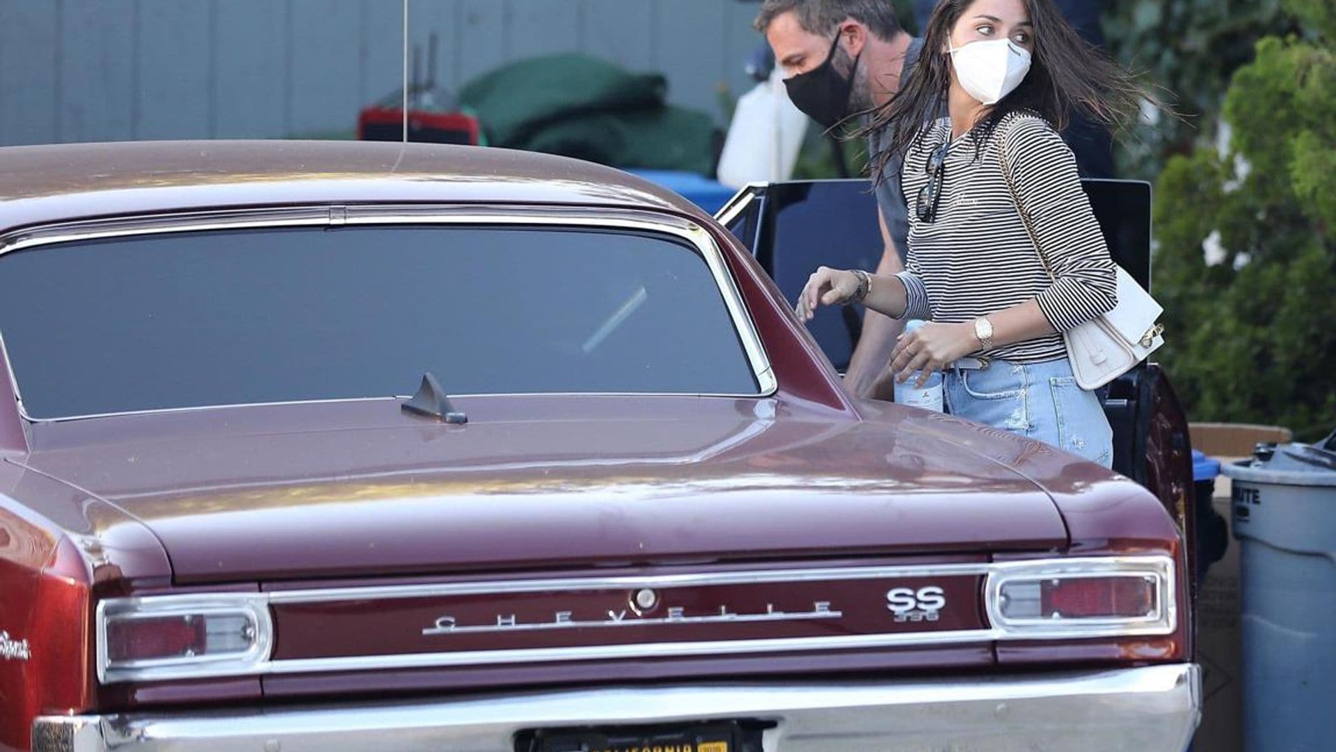 Ben Affleck’s Vintage Car Died and Needed a Jumpstart as He Was Picking Up Girlfriend