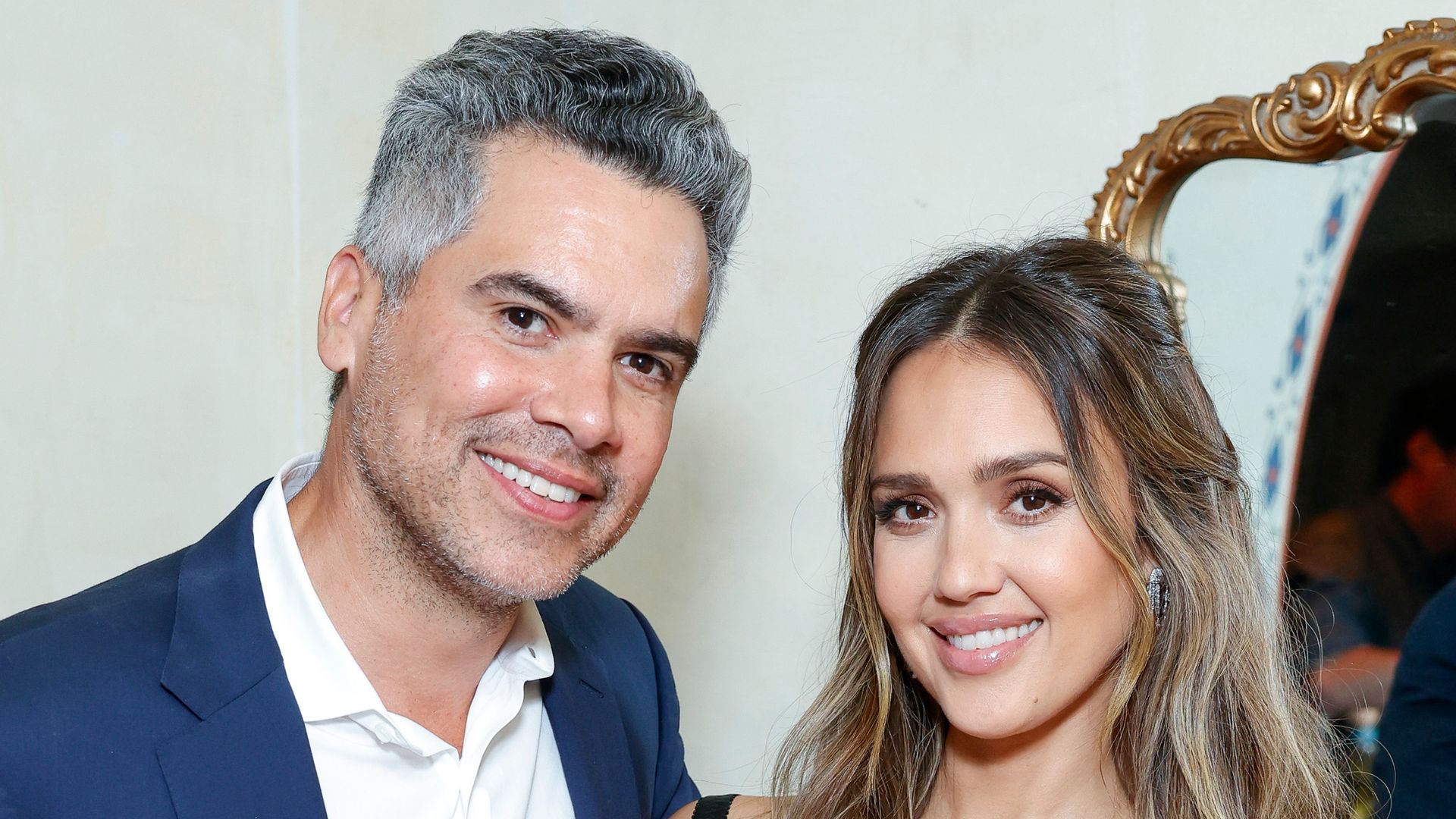 Cash Warren and Jessica Alba attend the "Trigger Warning" after party at The Hideaway on June 11, 2024 in Los Angeles, California. 