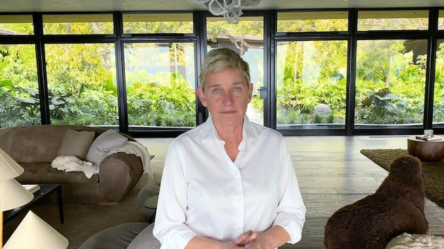 Ellen DeGeneres once again apologized to around 200 staffers in a video conference, and according to Variety's Matt Donnelly, she cried after taking "a lot more accountability" and realizing that she "trusted the wrong people."